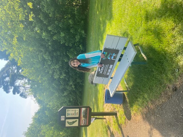 Child on golf course